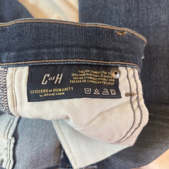 Citizens Of Humanity Avedon Skinny Jeans Women Sz 26 Mid Rise Stretch Dark Wash - Picture 16 of 16